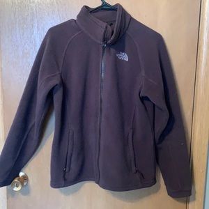 Brown North Face Fleece Jacket